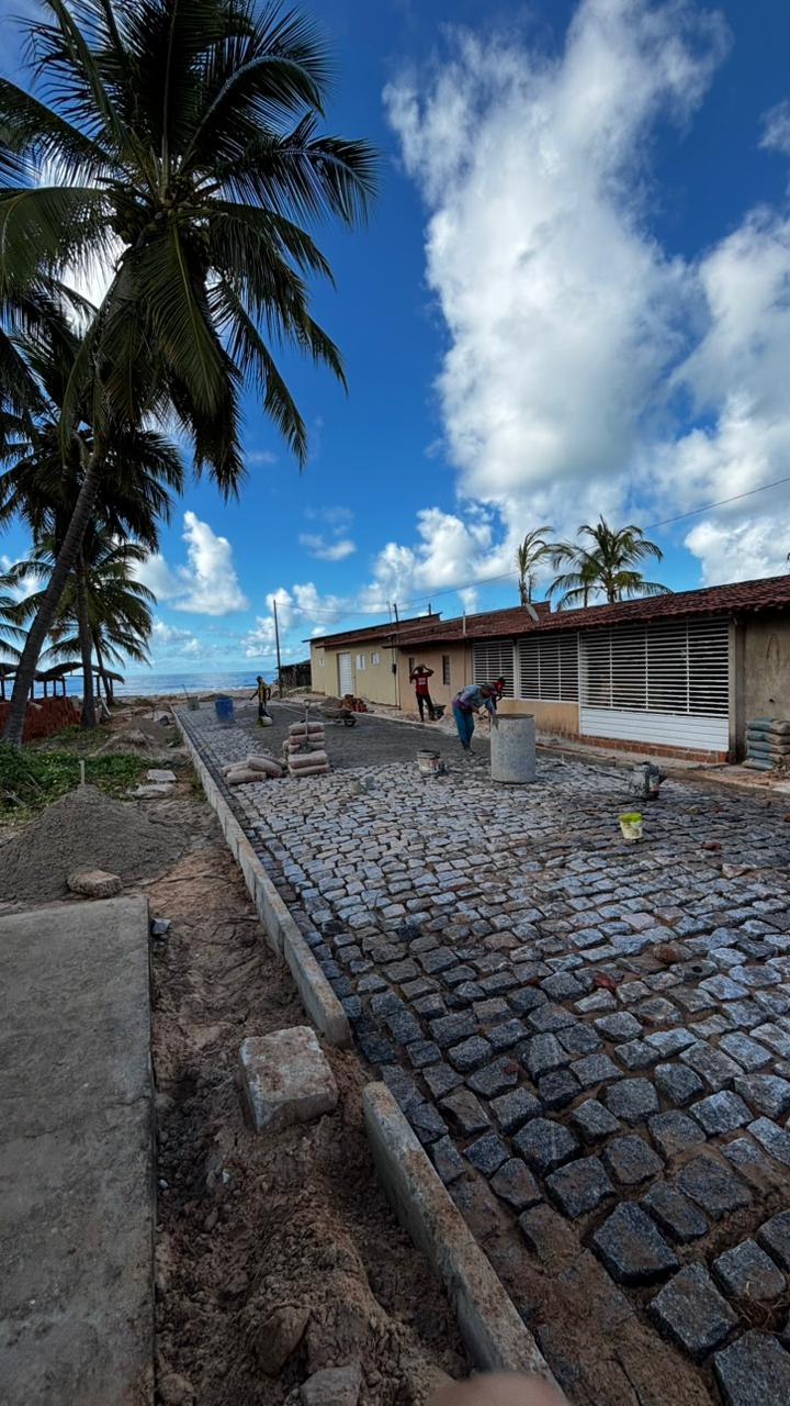Pavimenta Coruripe chega à Ponta da Asa com obras de grande impacto para a comunidade